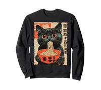Kawaii Anime Cat Ramen Gato Japonés Sudadera