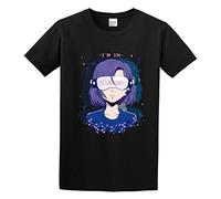 Kawaii Anime Girl I'm In Metaverse Men's T-Shirt Unisex Black Men Tees L