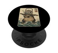 Kawaii Anime Manga Otaku Samurai Japan Ramen Y2K Cyberpunk PopSockets PopGrip Adhesivo