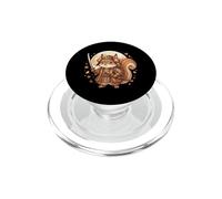 Kawaii Ardilla Samurai Guerrero Japonés Katana Anime Otaku PopSockets PopGrip para MagSafe