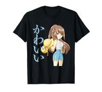 Kawaii - Arte japonés para niña Anime (Que Significa Lindo) Camiseta