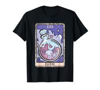 Kawaii Axolotl Carta del Tarot Elixir Camiseta