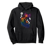 Kawaii Axolotl de Halloween - Fantasmas y Calabazas Sudadera con Capucha