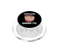 Kawaii Axolotl Eats Ramen Hopeless Ramentic Lindo Estético PopSockets PopGrip para MagSafe