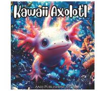 Kawaii Axolotl Fun and Whacky coloring book for kids: Cute and Silly Axolotl Anime Coloring Pages for Kids Ages 4-8 | Designs to Spark Imagination and Creativity