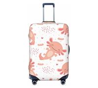Kawaii axolotl - Fundas protectoras elásticas para equipaje de viaje, de 45,7 a 81,3 cm, Black, XL