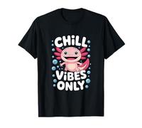 Kawaii Axolotl Hermoso Simple Axolot Camiseta