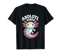 Kawaii Axolotl Hermoso Simple Axolot Camiseta