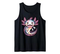 Kawaii Axolotl Hermoso Simple Axolot Camiseta sin Mangas