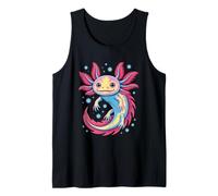 Kawaii Axolotl Hermoso Simple Axolot Camiseta sin Mangas