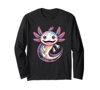 Kawaii Axolotl Hermoso Simple Axolot Manga Larga
