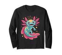 Kawaii Axolotl Hermoso Simple Axolot Manga Larga