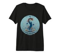 Kawaii Axolotl Tarot Card Fases Lunares Mystic Axolotl Camiseta Premium
