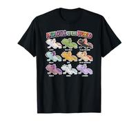 Kawaii Axolotls of The World Lindo Anime Salamander Axolotl Camiseta