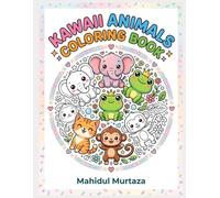 Kawaii Baby Animals Coloring Book: Fun & Easy Pages for Kids Ages 3-6