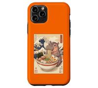 Kawaii Baby Hipopótamo Comiendo Fideos Ramen Lindo Anime Carcasa para iPhone 11 Pro