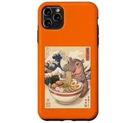 Kawaii Baby Hipopótamo Comiendo Fideos Ramen Lindo Anime Carcasa para iPhone 11 Pro MAX