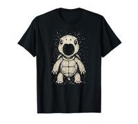 Kawaii Baby Turtle Scream Tortoise Terrapin de Terror Camiseta