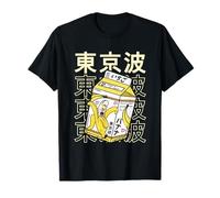 Kawaii Banana Milk Carton Japonés Estética Chica Adolescente Anime Camiseta