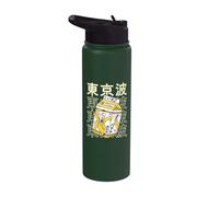 Kawaii Banana Milk Carton Japonés Estética Chica Adolescente Anime Stainless Steel Insulated Water Bottle