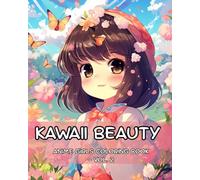 KAWAII Beauty: Anime Girls Coloring Book -Vol.2