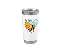 Kawaii Biene Vaso térmico de acero inoxidable de doble pared