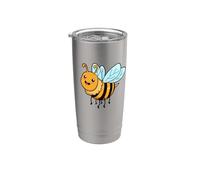 Kawaii Biene Vaso térmico de acero inoxidable de doble pared