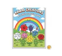 Kawaii Blooms: A Bilingual Flower Coloring Book for Kids with Fun Facts in English and Spanish