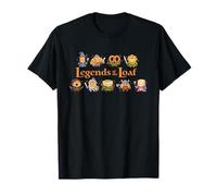 Kawaii Bread Warriors Fantasy Gift Women Men - RPG Food Camiseta