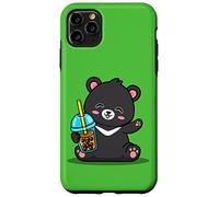 Kawaii Bubble Boba Milk Tea Formosa Bear Taiwan Travel Carcasa para iPhone 11 Pro MAX