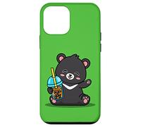 Kawaii Bubble Boba Milk Tea Formosa Bear Taiwan Travel Carcasa para iPhone 12 Mini