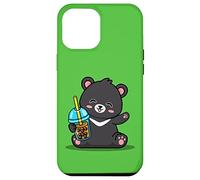 Kawaii Bubble Boba Milk Tea Formosa Bear Taiwan Travel Carcasa para iPhone 12 Pro MAX