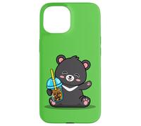 Kawaii Bubble Boba Milk Tea Formosa Bear Taiwan Travel Carcasa para iPhone 15
