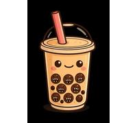 Kawaii Bubble Tea Notebook: Monster Boba Pearl Writing Journal