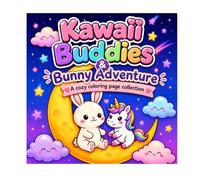 Kawaii Buddies & Bunny Adventure: A cozy coloring page collection