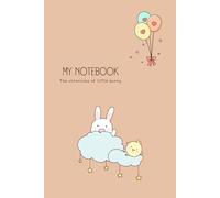Kawaii Bunny Aesthetic Notebook: 6x9 Lined Journal for School: 120 Pages of Bright White Paper with a Vibrant Pink & Blue Bunny Ice Cream Cover for ... Creative Writing (Kawaii Bunny Collection)
