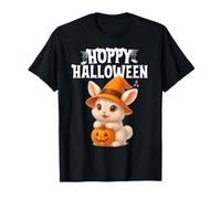 Kawaii Bunny Hoppy Halloween For Rabbit Lover Bunny Puns Camiseta
