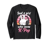 Kawaii Bunny K-Pop: Solo una Chica Que ama K-Pop Girl Manga Larga