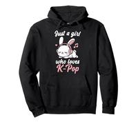 Kawaii Bunny K-Pop: Solo una Chica Que ama K-Pop Girl Sudadera con Capucha
