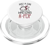 Kawaii Bunny KPOP Just A Girl Who Loves K-Pop Pop Girl PopSockets PopGrip para MagSafe
