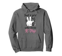 Kawaii Bunny KPOP Just A Girl Who Loves K-Pop Pop Girl Sudadera con Capucha