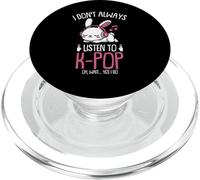 Kawaii Bunny KPOP No Siempre escuchas a K Pop Girl PopSockets PopGrip para MagSafe