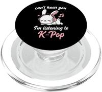 Kawaii Bunny KPOP no te Escucha Escuchando a K Pop Girl PopSockets PopGrip para MagSafe