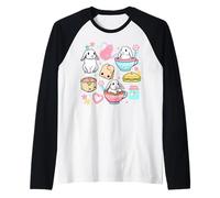 Kawaii Bunny Women Boys Girls Funny Graphic Japanese Anime Camiseta Manga Raglan