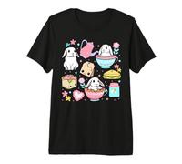Kawaii Bunny Women Boys Girls Funny Graphic Japanese Anime Camiseta Premium