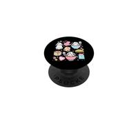 Kawaii Bunny Women Boys Girls Funny Graphic Japanese Anime PopSockets PopGrip Adhesivo