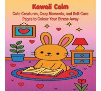 Kawaii Calm: Cute Creatures, Cozy Moments and Self-Care Coloring Pages to Melt Stress Away