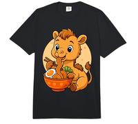 Kawaii Camel Comiendo Ramen Gráfico Gráfico Camello Japonés Comfort Colors Adult Heavyweight T-Shirt