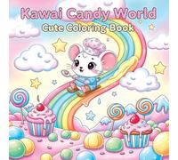 Kawaii Candy World: Cute Coloring Book, Adorable Animal Characters Engaging in Relaxation