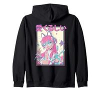 Kawaii Candycore Adorable Anime Chica Sudadera con Capucha